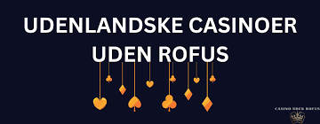 Casino Uden ROFUS med Bankoverføring Sikkerhed og Spiloplevelse